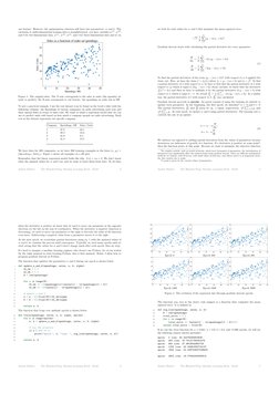 one feature. However, the optimization criterion will have two parameters: w and b. The
extension to multi-dimensional traini