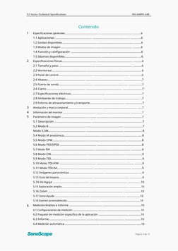 Contenido
1
Especificaciones generales ................................................ .....................................