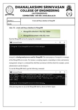 CCS368 Stream Processing Lab Manual | PDF | Mongo Db | Computer ...