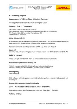 DHL Austria FFS Screening B757 
Applicant Version 
© interpersonal GmbH 2022
   EAQC DHL Austria FFS Screening B757 REV.1.1