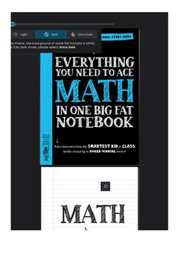 Everything You Need To Ace Math in One Big Fat Notebook | PDF | Numbers ...
