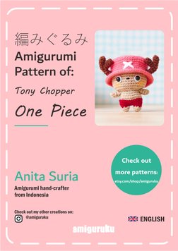 Tony Tony Chopper Crochet Pattern | PDF | Crochet | Textiles