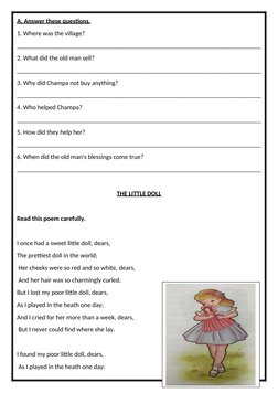 Unseen Passages for Class 2 Comprehension | PDF