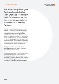 Test Riba Principal Designer Examples RIBA Principal Designer Register Guide | PDF | Regulatory Compliance ...