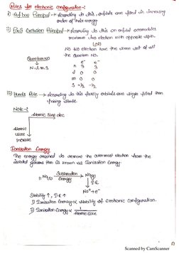 Nda Science Notes NDA Chemistry Handwritten Notes PDF | PDF
