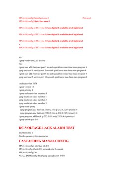 MA5616(config)#interface emu 0 
 //No need
MA5616(config)#interface emu 0  
          
MA5616(config-if-h831vesc-0)#esc digit