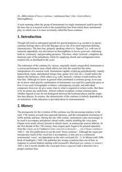 (It., abbreviation of basso continuo, ‘continuous bass’; Ger.: Generalbass) 
[thoroughbass]. 
A term meaning either the group