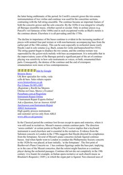 the latter being emblematic of the period. In Corelli's concerti grossi the trio-sonata 
instrumentation of two violins and c