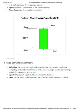 58 Candlestick Patterns Manual PDF | PDF | Market Trend | Technical ...