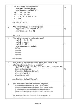 Class 12 Computer Science Sample Paper 2024-25 | PDF | Computer Network ...