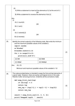 Class 12 Computer Science Sample Paper 2024-25 | PDF | Computer Network ...