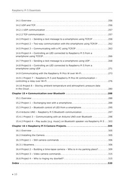 Raspberry Pi 5 Essentials
● 10
14.1 Overview . . . . . . . . . . . . . . . . . . . . . . . . . . . .