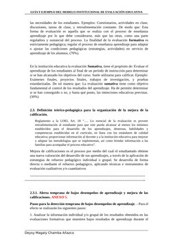 Modelo Institucional de Evaluación 2024 | PDF | Evaluación | Enseñando