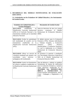 Modelo Institucional de Evaluación 2024 | PDF | Evaluación | Enseñando