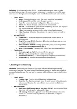 Definition: Reinforcement learning (RL) is a paradigm where an agent learns to make 
decisions by interacting with an environ
