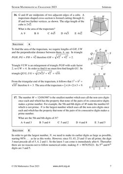 SMC 2023 Solutions and Answers | PDF | Circle | Mathematics