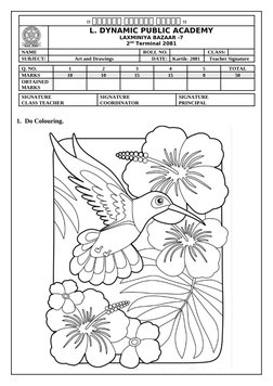 1. Do Colouring.
!! विद्या विनयेन शोभते !!               
L. DYNAMIC PUBLIC ACADEMY
LAXMINIYA BAZAAR -7
2nd Terminal 2081
NAM