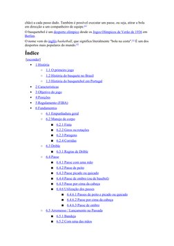 chão) a cada passo dado. Também é possível executar um passe, ou seja, atirar a bola 
em direcção a um companheiro de equipe.