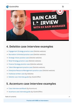 47 Case Interview Examples for MBB | PDF