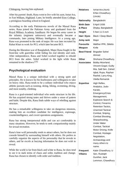 Relatives
Ismat Ara (Aunt)
Erfan Chowdhury
(Uncle)
Nationality
Bangladeshi
Birth Date
& Place
9 April 1936
Dhaka, (https://en