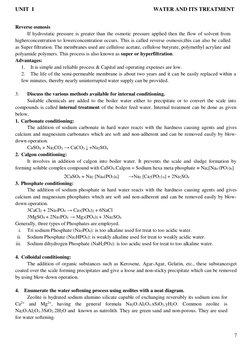 UNIT  I                                                                                       WATER AND ITS TREATMENT 
7 
 
R