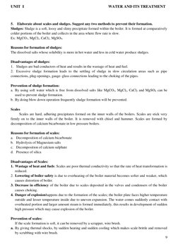 UNIT  I                                                                                       WATER AND ITS TREATMENT 
9