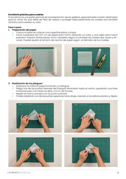 8
ESPINOZA
Envoltorio práctico para cookies
El envoltorio es una parte esencial de la presentación de las galletas, especialm