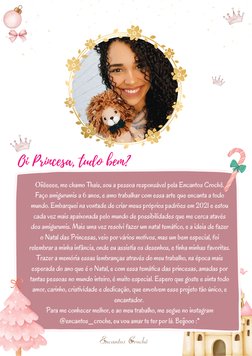 Oiiêeeee, me chamo Thaís, sou a pessoa responsável pela Encantos Crochê.
Faço amigurumis a 6 anos, e amo trabalhar com essa a