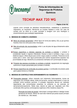 TECNUP MAX 720 WG   
 
 
       Página: (6 de 18) 
Data de elaboração: (23/06/2021)