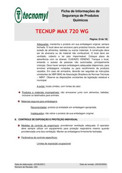 TECNUP MAX 720 WG   
 
 
       Página: (9 de 18) 
Data de elaboração: (23/06/2021)