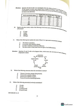 2024 DSE Biology MC Answers | PDF