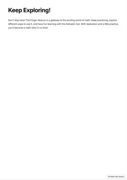 Finger Abacus Worksheet.pdf Learn Finger Abacus Basics | PDF | Hand | Finger