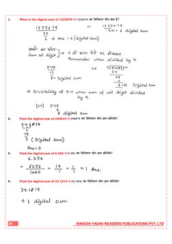 Digital Sum Method and Practice Questions | PDF | Mathematical Objects ...