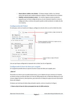 Abarrotes Punto de Venta 
 
Página 5 
www.abarrotespuntodeventa.com 
 
 
o Deseo ofrecer crédito a mis clientes – Si deseas o