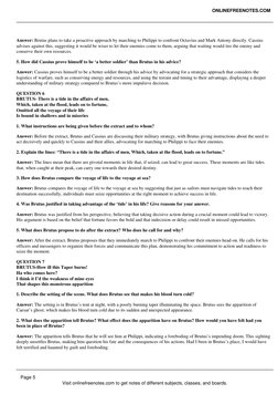 Act 4 Scene 3: Workbook Answers | PDF | Augustus | Mark Antony