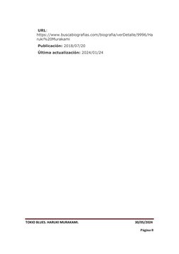 TOKIO BLUES. HARUKI MURAKAMI.                                                                     30/05/2024 
 
Página 8