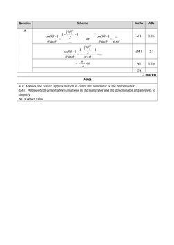 Edexcel A Level Maths Mock Set 4 Mark Scheme | PDF | Elementary ...