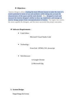 Interior Design Project Report 2023 | PDF | Interior Design | Design
