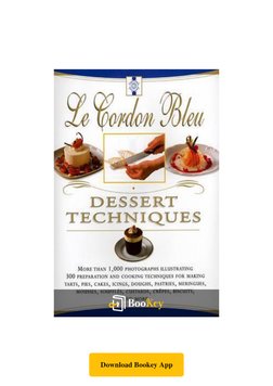 Le Cordon Bleu Dessert Techniques Guide | PDF | Foods | Baking