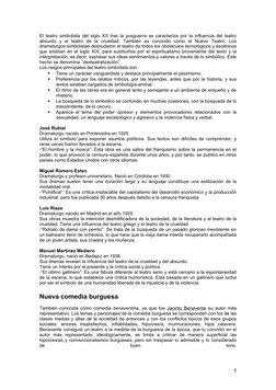 El teatro simbolista del siglo XX tras la posguerra se caracteriza por la influencia del teatro 
absurdo  y  el  teatro  de
