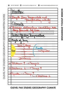 O-Level Geography Notes by M. Yousuf Memon | PDF | Natural Sciences ...