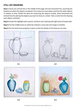 Class 12 Painting Practical Guide | PDF | Drawing | Composition (Visual ...