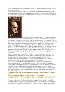 years, even centuries, but I don’t think so. I honestly do believe that I 
wrote it myself.”
Early in World War II, with Dr.