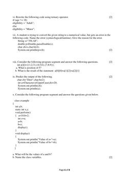 ICSE Class 10 Computer Applications 2025 | PDF | Constructor (Object ...
