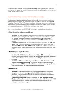 7 
 
This framework is central to maintaining law and order, protecting individual rights, and 
ensuring that the rule of law
