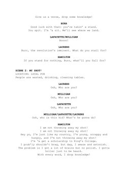 Give us a verse, drop some knowledge!
BURR
Good luck with that: you’re takin’ a stand.
You spit. I’m ‘a sit. We’ll see where