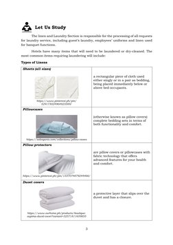 Housekeeping Module: Laundry Linen Guide | PDF | Laundry | Linens