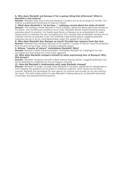 Macbeth Act 3 Scene 1 Analysis | PDF | Macbeth | Shakespearean Tragedies