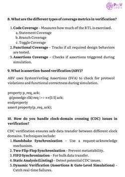VLSI Design Verification Interview Guide | PDF | Formal Verification ...