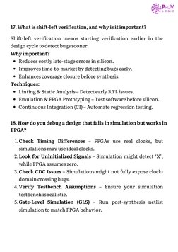 VLSI Design Verification Interview Guide | PDF | Formal Verification ...